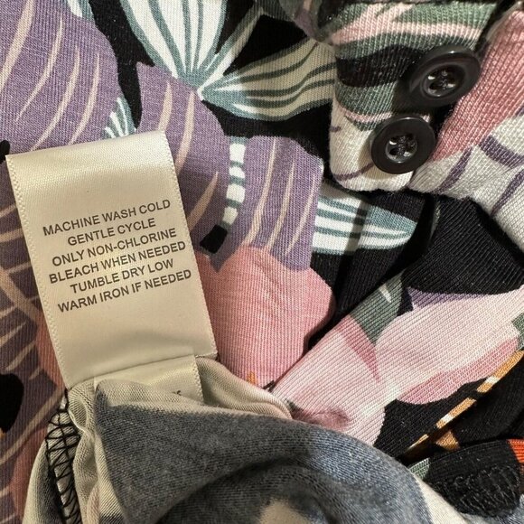 Stitch Fix Bixby Nomad NWT Big Girl’s Size L (12/14) Tropical Floral Maxi Dress - Picture 7 of 7